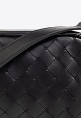 Bottega Veneta Mini Intrecciato Crossbody Bag Black 765911 V2HL1-8803