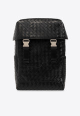 Bottega Veneta Intrecciato Flap Backpack 766580 V2HL2-8803