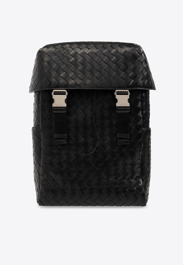 Bottega Veneta Intrecciato Flap Backpack 766580 V2HL2-8803