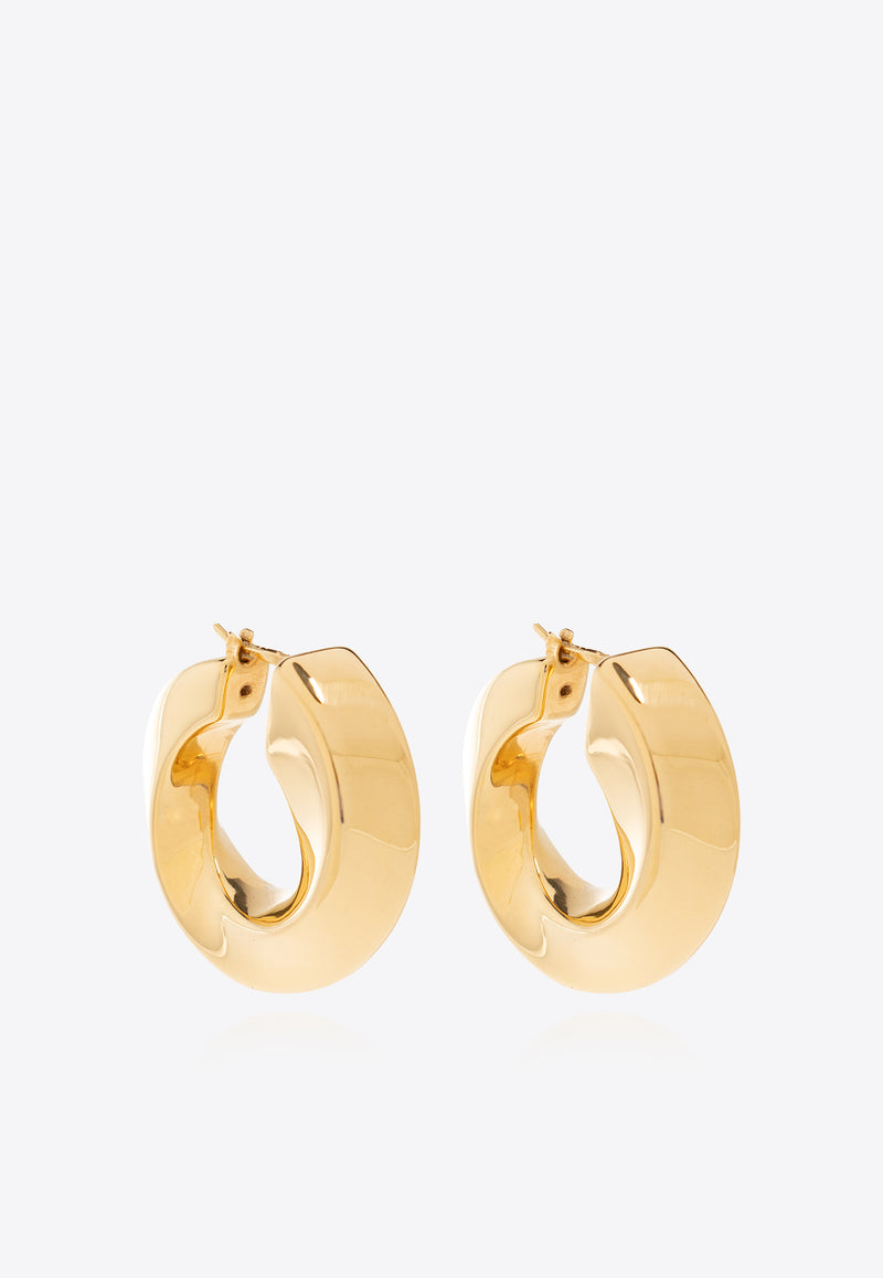 Bottega Veneta Large Twist Hoop Earrings 775170 VAHU0-8120