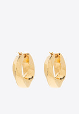 Bottega Veneta Large Twist Hoop Earrings 775170 VAHU0-8120