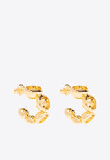 Bottega Veneta Concave Hoop Earrings 775045 VAHU0-8120