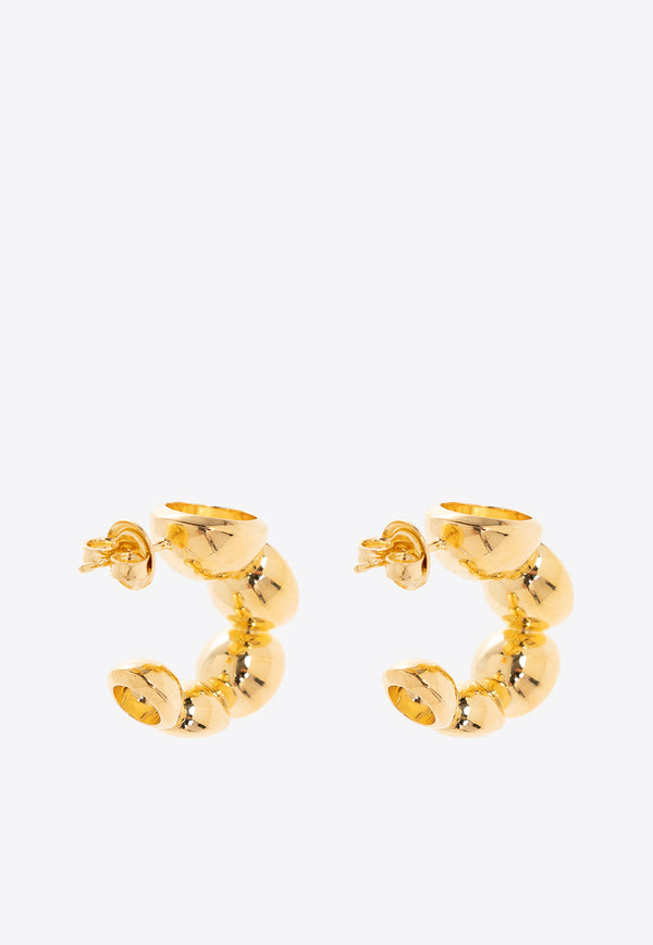 Bottega Veneta Concave Hoop Earrings 775045 VAHU0-8120