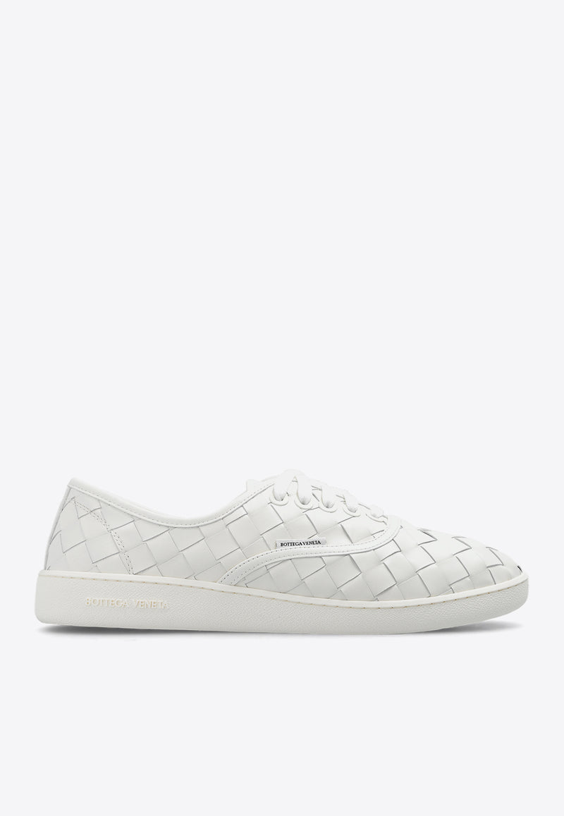 Bottega Veneta Intrecciato Leather Low-Top Sneakers 775319 V3HB0-9013