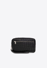 Bottega Veneta Intrecciato Leather Zip Pouch Black 777390 V2HL1-8803