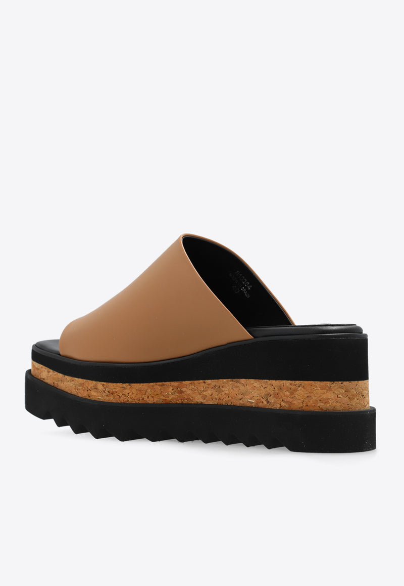 Stella McCartney Sneak-Elyse 75 Flatform Slides 810364 AP00P0-2134