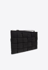 Bottega Veneta Small Cassette Flat Pouch Black 777273 V2ZN2-8803