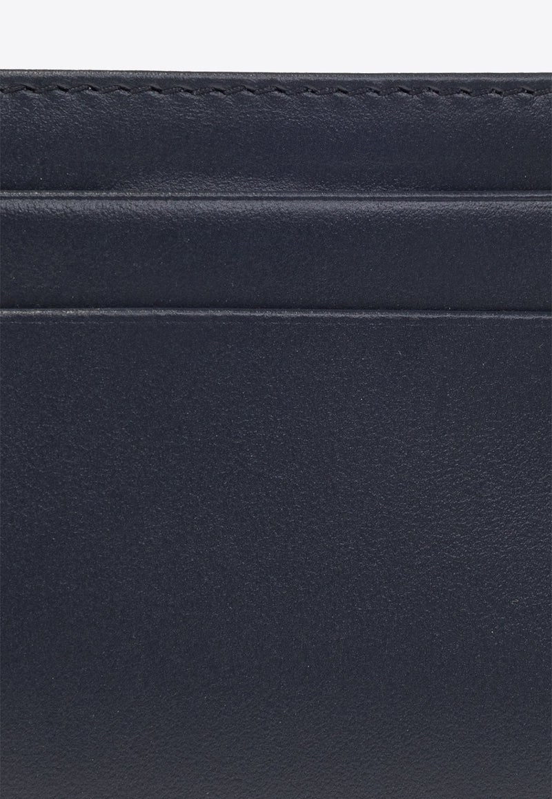 Dolce 
Gabbana Logo Print Leather Cardholder Navy BP0330 AN244-HBII7