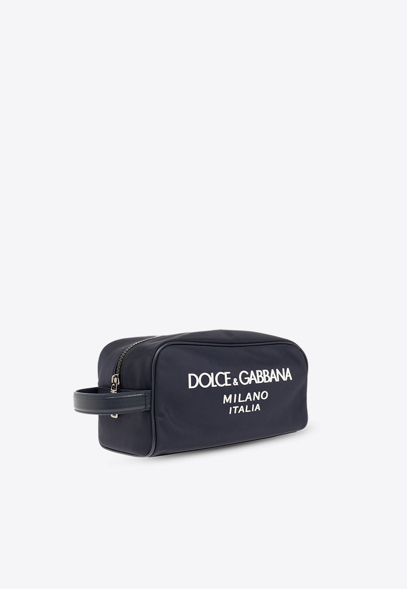 Dolce 
Gabbana DG Milano Logo Pouch Bag Navy BT0989 AG182-8C653