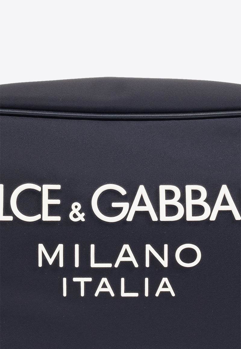 Dolce 
Gabbana DG Milano Logo Pouch Bag Navy BT0989 AG182-8C653