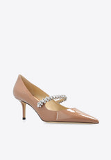 Jimmy Choo Bing 65 Patent Leather Pumps Beige BING PUMP 65 PAT-BALLET PINK