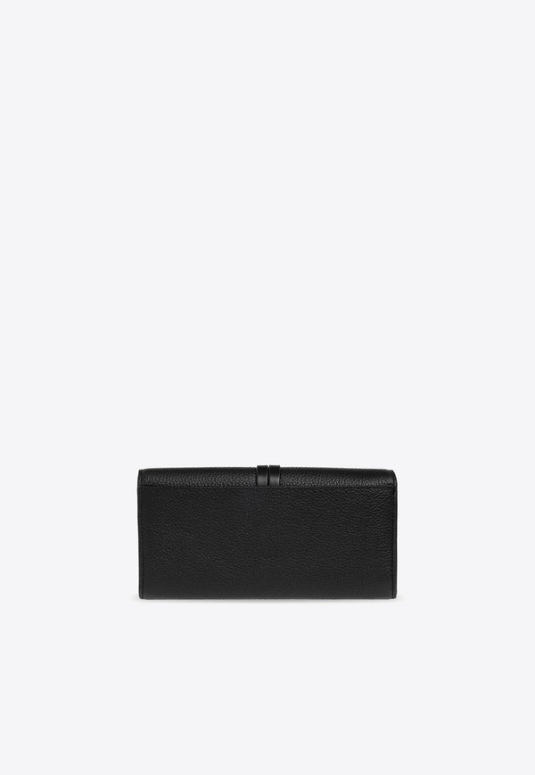 Chloé Alphabet Leather Wallet Black CHC21WP942 F57-001