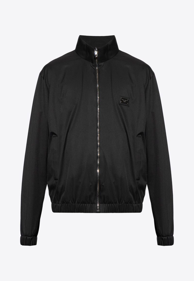 Dolce 
Gabbana Zip-Up Track Jacket Black G9AOFT GG731-N0000