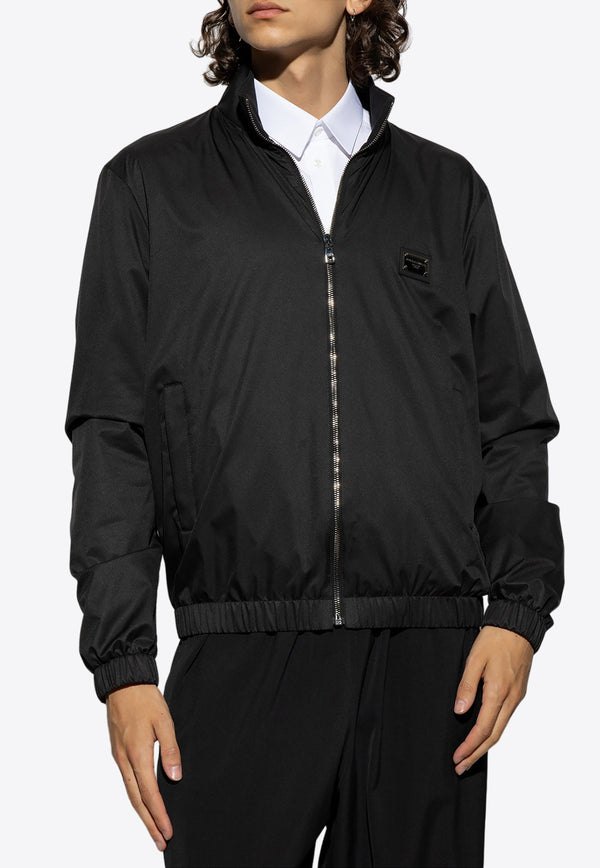 Dolce 
Gabbana Zip-Up Track Jacket Black G9AOFT GG731-N0000