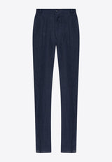 Dolce 
Gabbana Straight-Leg Tailored Pants

 Navy GYZMHT HUMHJ-S8280