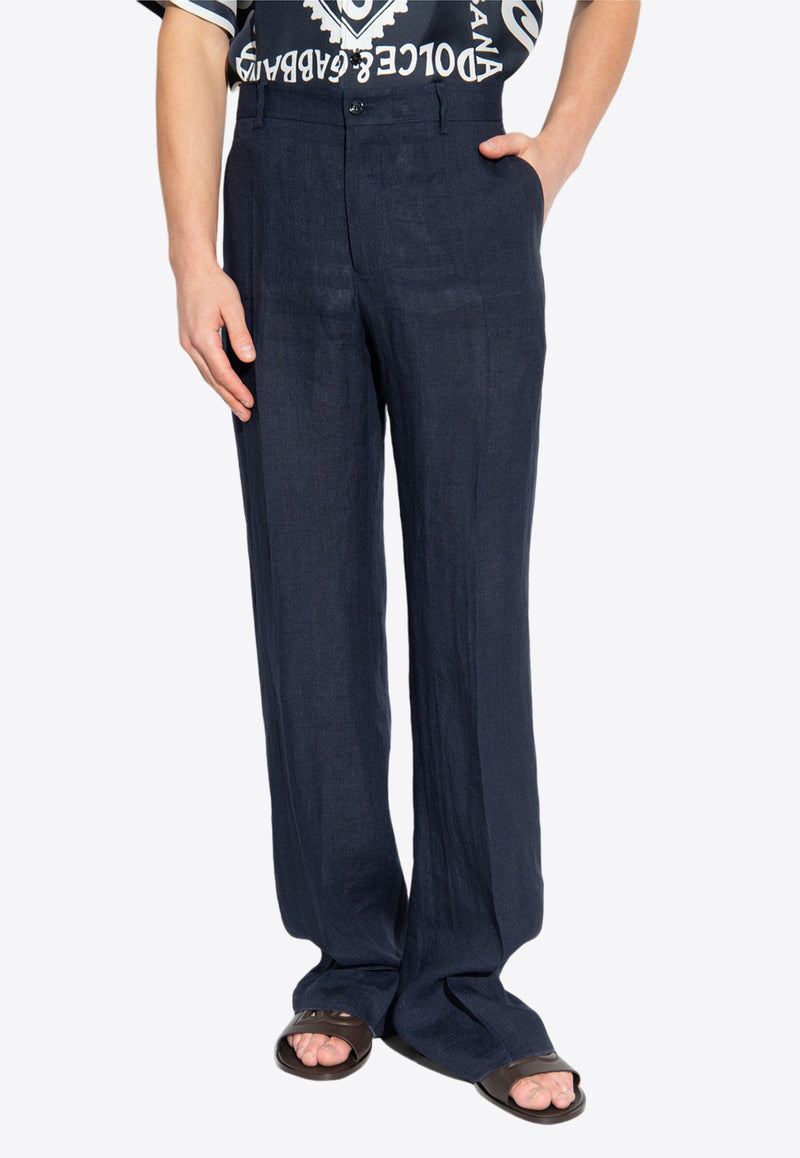 Dolce 
Gabbana Straight-Leg Tailored Pants

 Navy GYZMHT HUMHJ-S8280