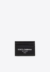 Dolce 
Gabbana Logo Print Leather Cardholder Black BP0330 AN244-HNII7