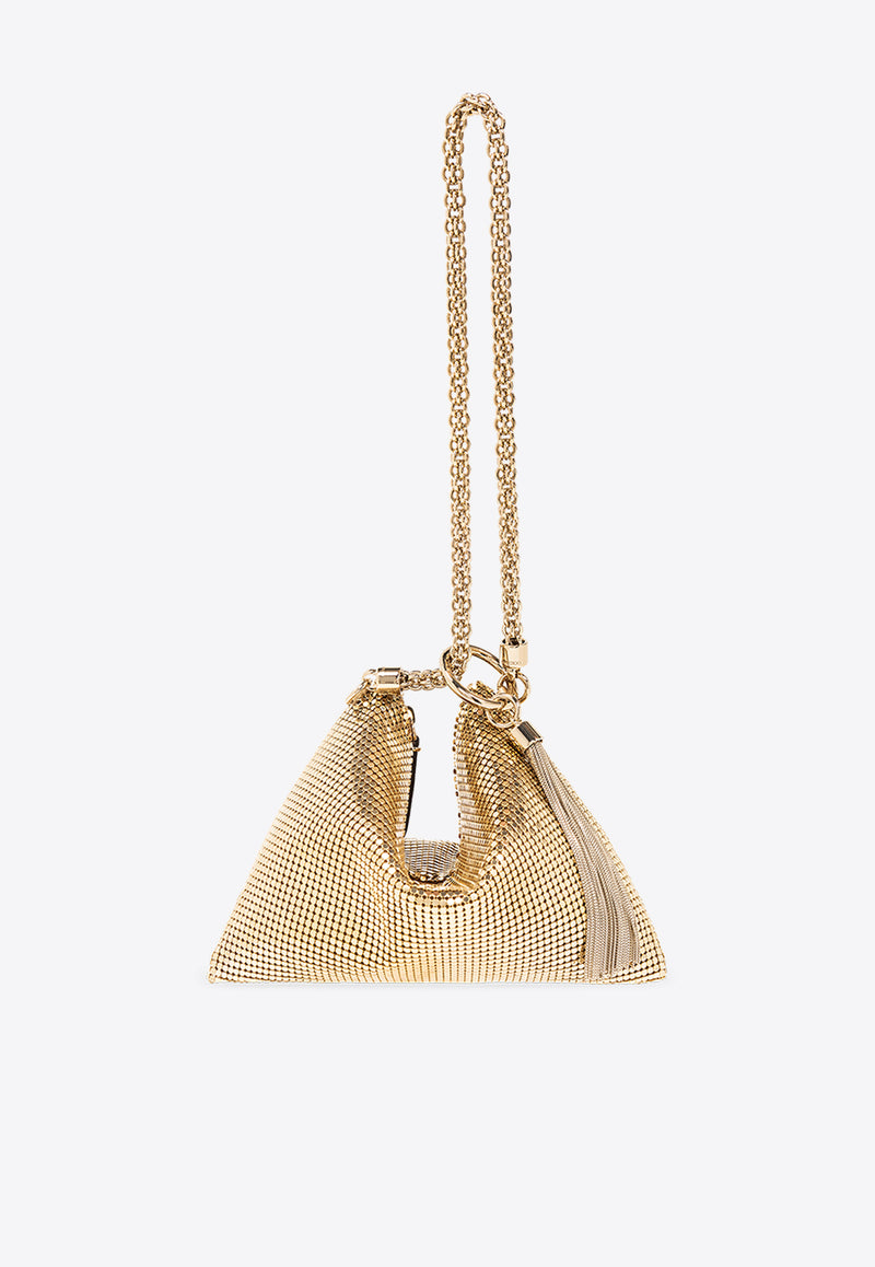 Jimmy Choo Mini Callie Metallic Shoulder Bag Gold CALLIE MINI HMV-GOLD