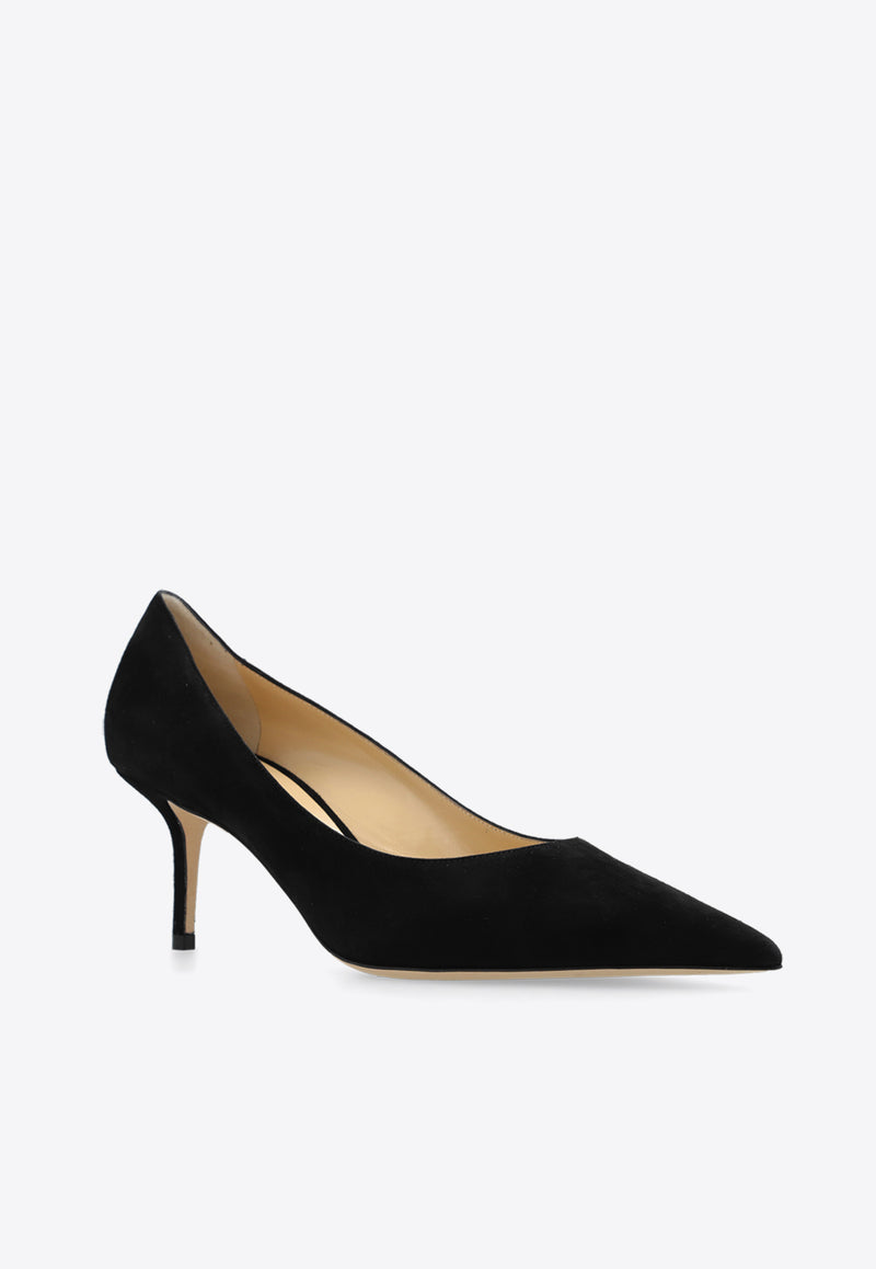 Jimmy Choo Love 65 Suede Pumps Black LOVE 65 BWJ-BLACK