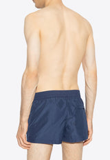 Dolce 
Gabbana Logo Plaque Swim Short Navy M4E48T ONO06-B0310