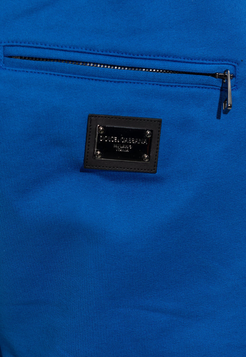 Dolce 
Gabbana Logo Patch Track Shorts Blue GVB7HT G7F2G-BA232