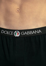 Dolce 
Gabbana Embroidered Logo Boxers Black M4C15J ONN94-N0000