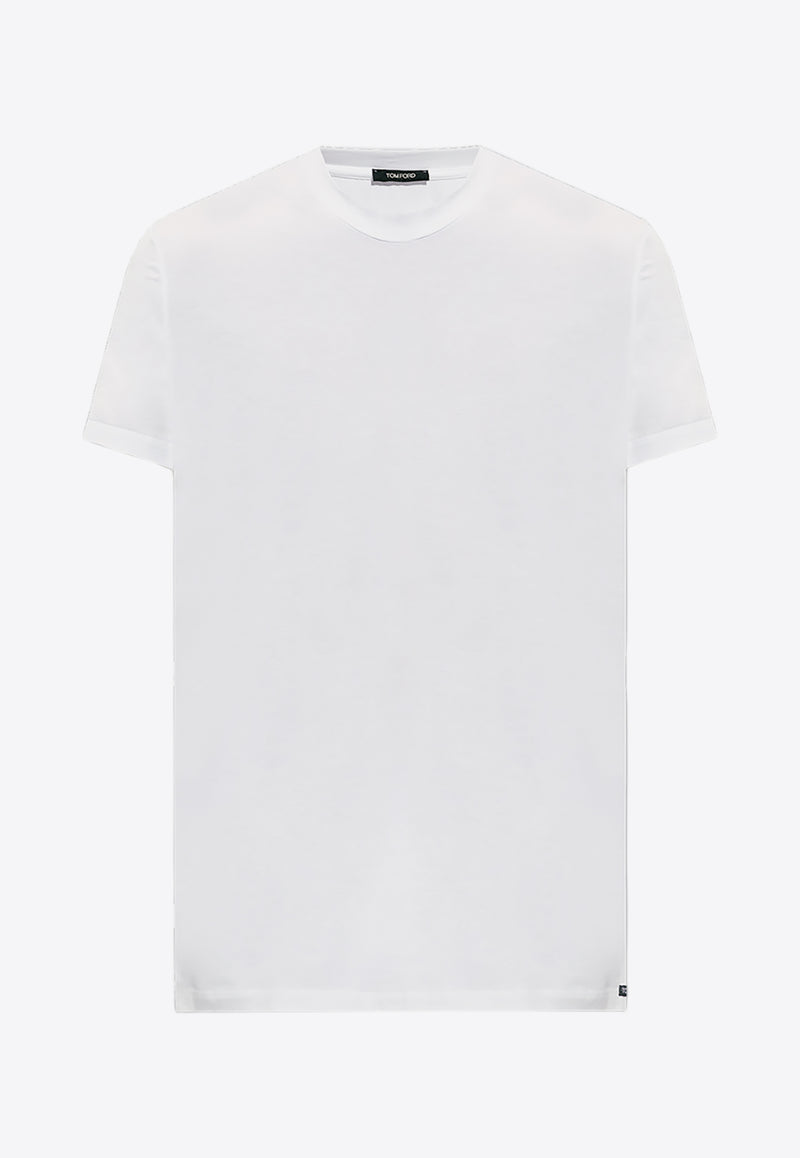 Tom Ford Basic Crewneck T-shirt White T4M081410 0-100