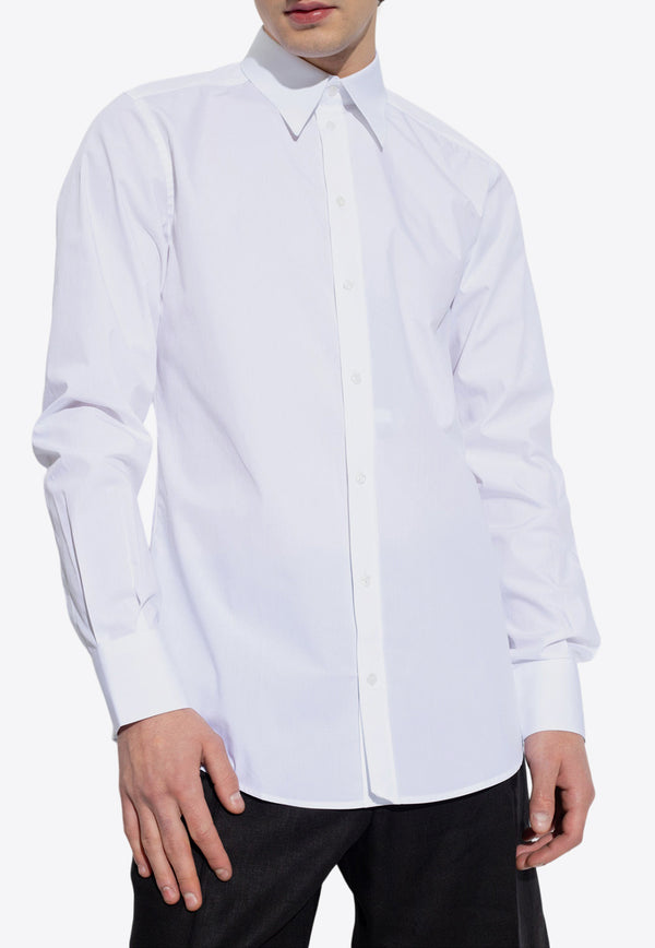 Dolce 
Gabbana Classic Long-Sleeved Shirt White G5IX8T GG865-W0800