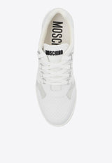 Moschino Low-Top Paneled Sneakers White MB15174G0I GW1-10A