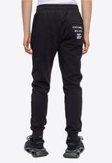 Dolce 
Gabbana Logo Embroidered Track Pants Black GVF6AZ G7D6B-N0000