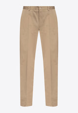 Dolce 
Gabbana Straight-Leg Chino Pants Beige GY6IET GG825-M0724