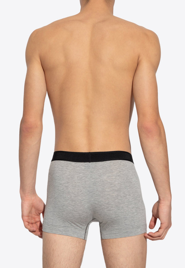 Tom Ford Logo Jacquard Boxer Briefs Gray T4LC31410 0-020