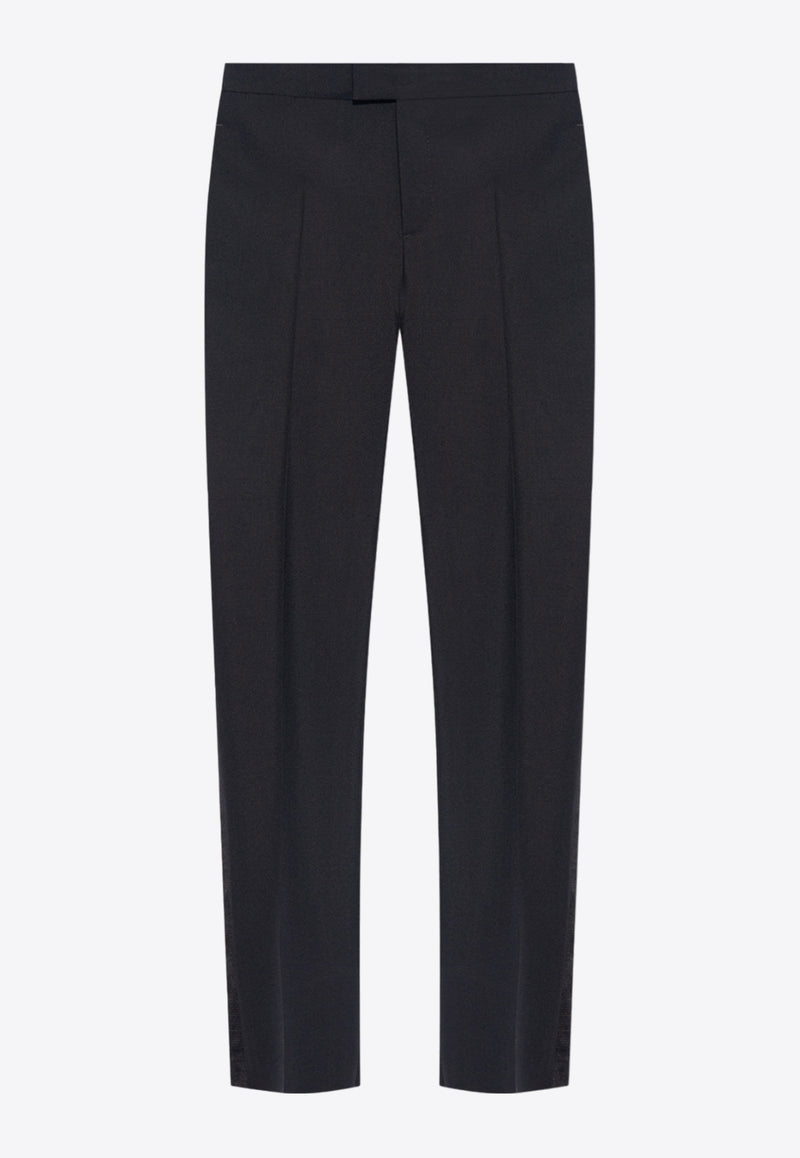 Versace Wool Mohair Tailored Pants 1013926 1A09805-1B000