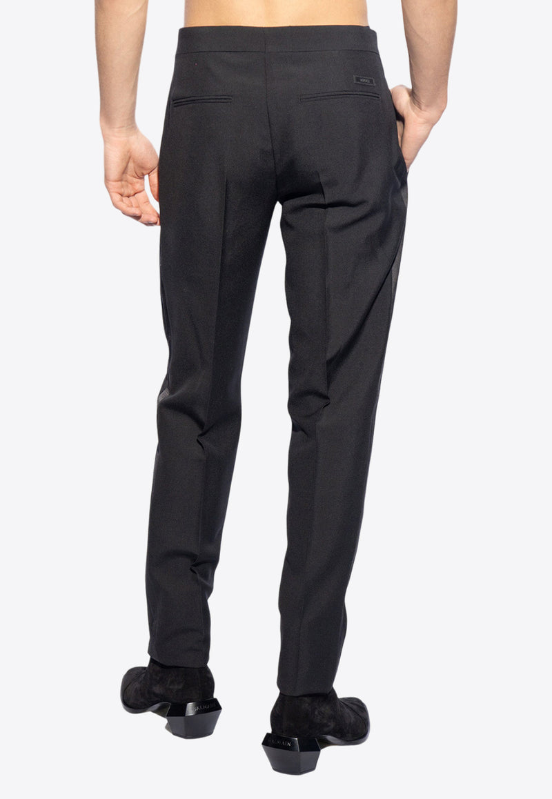 Versace Wool Mohair Tailored Pants 1013926 1A09805-1B000