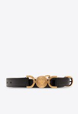 Versace Medusa 
95 Leather Belt Black 1014415 DV3T-1B00V