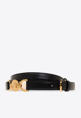 Versace Medusa 
95 Leather Belt Black 1014415 DV3T-1B00V