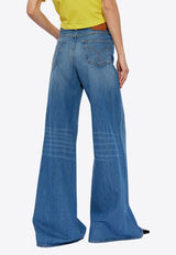 Versace Basic Wide-Leg Jeans Blue 1014104 1A10023-1D030