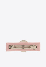 Versace Medusa Head Hair Clip Pink 1014434 1A09638-1PS30