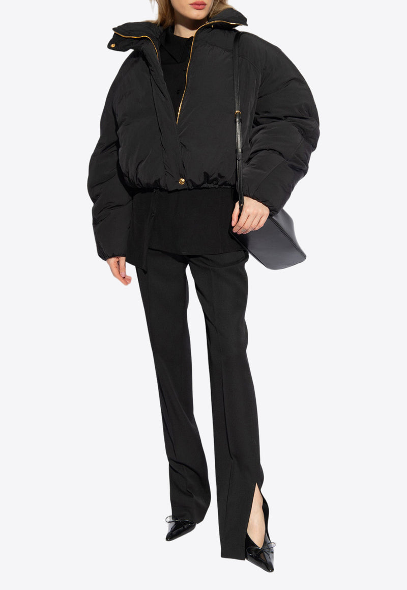 Jacquemus Caraco Cropped Puffer Jacket 241CO049 1320-990 Black