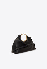 Jacquemus Le Calino Ring Top Handle Bag in Nappa Leather 241BA396 3171-990 Black