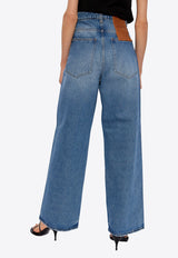 Jacquemus Oversized Wide-Leg Jeans 241DE038 1513-33C Blue