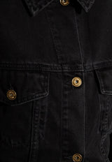 Jacquemus Fitted Denim Jacket 241DE036 1515-990 Black