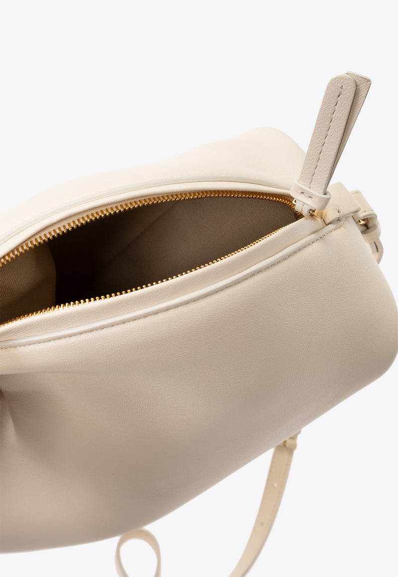 Jacquemus Le Calino Ring Top Handle Bag in Nappa Leather 241BA396 3171-115 Ivory