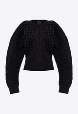 Jacquemus Knitted Oversized Sweater 241KN391 2375-990 Black