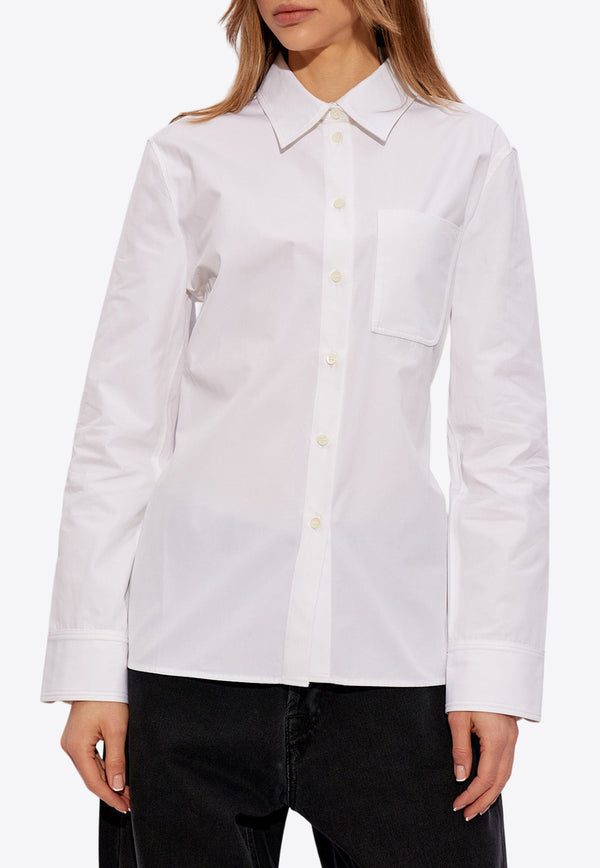 Jacquemus Fitted Backless Shirt 241SH064 1520-100 White