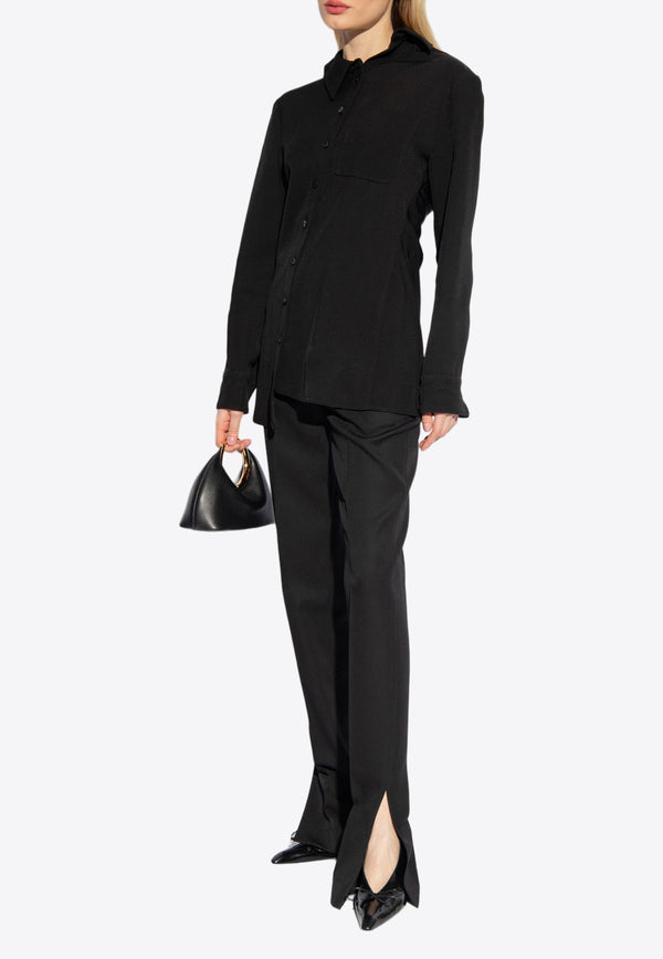 Jacquemus Pablo Asymmetric Shirt 241SH062 1544-990 Black