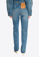 Jacquemus Droit Straight-Leg Jeans 241DE034 1513-33C Blue