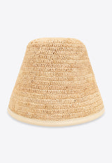 Jacquemus Le Bob Soli Raffia Bucket Hat
 Beige 245AC642 3060-120