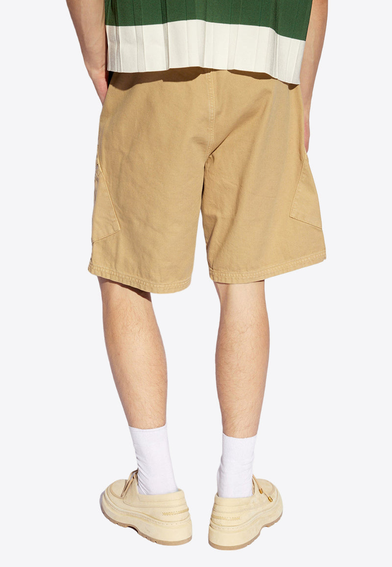 Jacquemus Le Marrone Zipped Cargo Shorts
 Beige 245PA095 1485-150