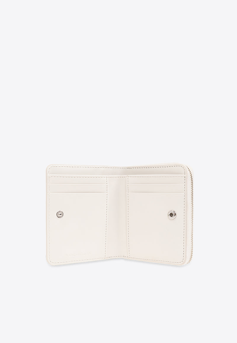 Marc Jacobs The Mini Grained Leather Compact Wallet White 2R3SMP044S10 0-137